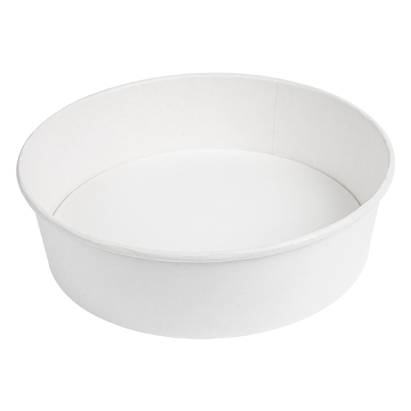 Garcia de pou ENSALADERAS 950 ML 240 + 18 PE G/M2 Ø 18 7/16 5x5 4 CM BLANCO CARTÓN (300 UNID.)
