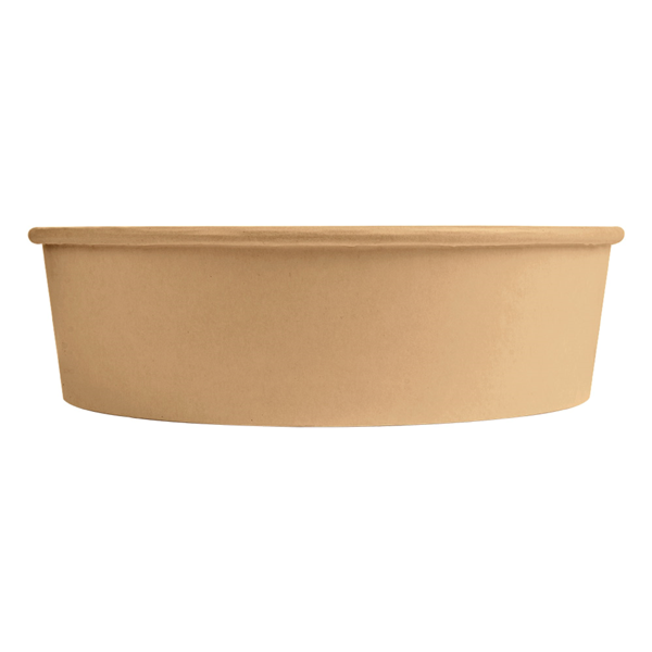 Garcia De Pou ENSALADERAS 950 ML 300 + 18 PE G/M2 Ø 18 7/16 5x5 4 CM NATURAL KRAFT (300 UNID.)