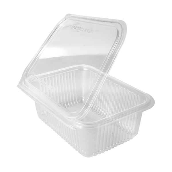 Garcia De Pou ENSALADERAS CON TAPA BISAGRA 1 L 18 8x14 3x6 7 CM TRANSPARENTE PLA (400 UNID.)