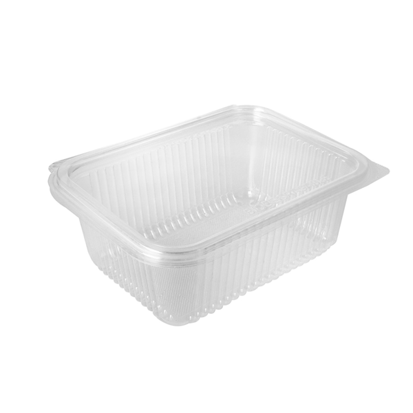 Garcia de pou ENSALADERAS CON TAPA BISAGRA 1 L 18 8x14 3x6 7 CM TRANSPARENTE PLA (400 UNID.)