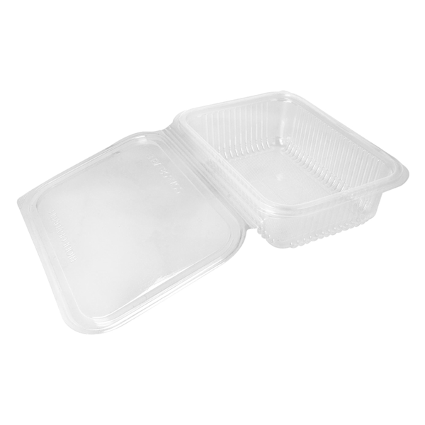 Garcia De Pou ENSALADERAS CON TAPA BISAGRA 750 ML 18 8x14 3x5 2 CM TRANSPARENTE PLA (400 UNID.)