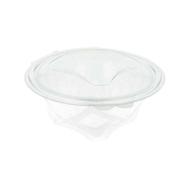 Garcia de pou ENSALADERAS CON TAPAS BISAGRA 750 ML Ø 14 8x9 7 CM TRANSPARENTE RPET (400 UNID.)