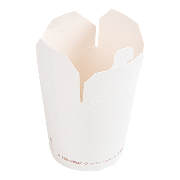 Garcia De Pou ENVASES MULTIUSO 'COMPOSTABLE' 480 ML 325 G/M2 Ø8x9 CM BLANCO CARTONCILLO (600 UNID.)
