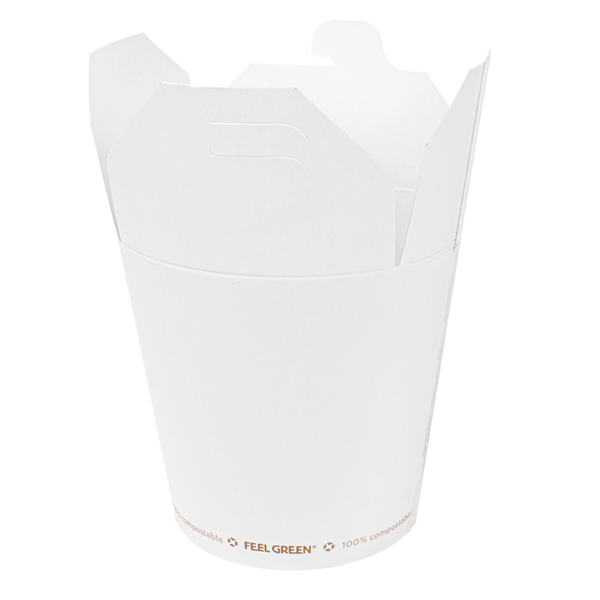 Garcia De Pou ENVASES MULTIUSO 'COMPOSTABLE' 780 ML 325 G/M2 Ø9x9 CM BLANCO CARTONCILLO (450 UNID.)