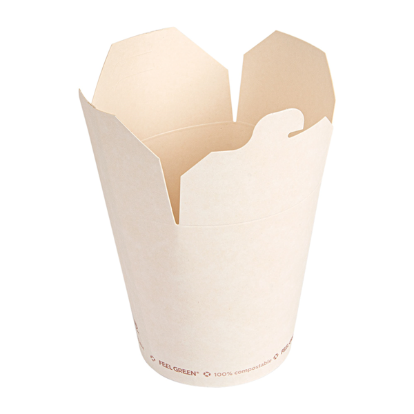 Garcia De Pou ENVASES MULTIUSO 'COMPOSTABLE' 960 ML 325 G/M2 Ø9x10 8 CM BLANCO CARTONCILLO (450 UNID.)