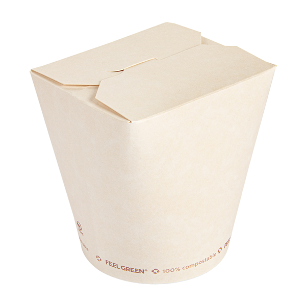 Garcia de pou ENVASES MULTIUSO 'COMPOSTABLE' 960 ML 325 G/M2 Ø9x10 8 CM BLANCO CARTONCILLO (450 UNID.)