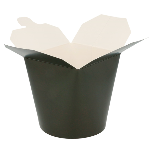 Garcia De Pou ENVASES MULTIUSO MICROONDABLES 780 ML 305 + 18 PE G/M2 Ø9x9 CM NEGRO CARTONCILLO (50 UNID.)