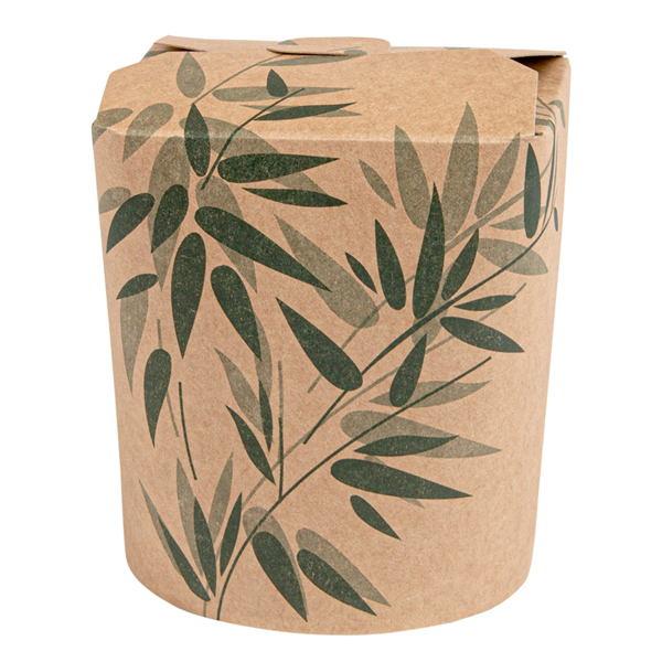 Garcia De Pou ENVASES MULTIUSO MICROONDABLES 'FEEL GREEN' 480 ML 275 + 25 PE G/M2 Ø8x9 CM MARRÓN CARTONCILLO (50 UNID.)