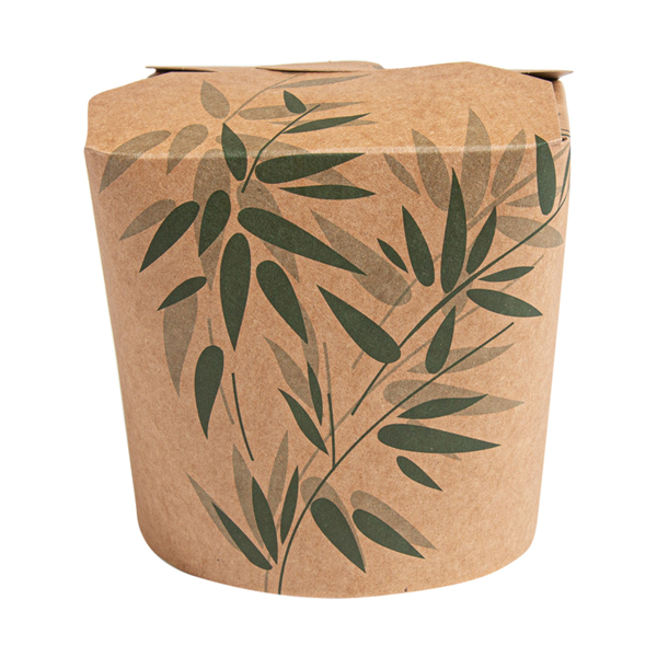 Garcia De Pou ENVASES MULTIUSO MICROONDABLES 'FEEL GREEN' 780 ML 275 + 25 PE G/M2 Ø9x9 CM MARRÓN CARTONCILLO (50 UNID.)