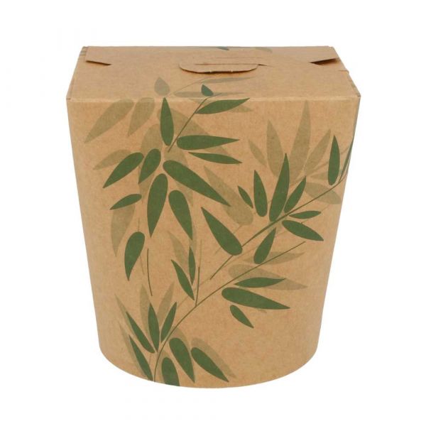 Garcia de pou ENVASES MULTIUSO MICROONDABLES 'FEEL GREEN' 960 ML 275 + 25 PE G/M2 Ø9x10 8 CM MARRÓN CARTONCILLO (50 UNID.)