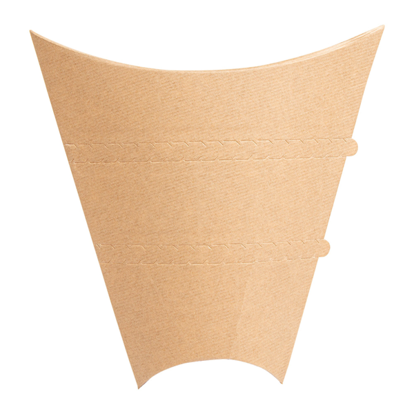 Garcia De Pou ENVASES PARA CRÊPES 'THEPACK' 220 G/M2 22/9 5x4x16 8 CM MARRÓN CARTÓN ONDULADO NANO-MICRO (500 UNID.)