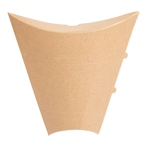 Garcia de pou ENVASES PARA CRÊPES 'THEPACK' 220 G/M2 22/9 5x4x16 8 CM MARRÓN CARTÓN ONDULADO NANO-MICRO (500 UNID.)