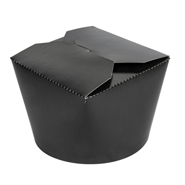 Garcia de pou ENVASES PARA ENSALADAS 1000 ML 305 + 18 PE G/M2 Ø12 3x8 5 CM NEGRO CARTONCILLO (300 UNID.)