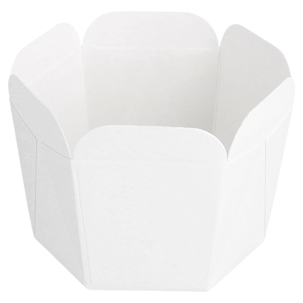Garcia De Pou ENVASES PARA MINI NOODLES 10 CL 210 + 15 PE G/M2 5x5 CM BLANCO CARTONCILLO (100 UNID.)