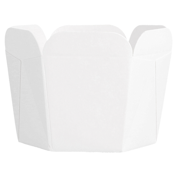Garcia De Pou ENVASES PARA MINI NOODLES 10 CL 210 + 15 PE G/M2 5x5 CM BLANCO CARTONCILLO (100 UNID.)