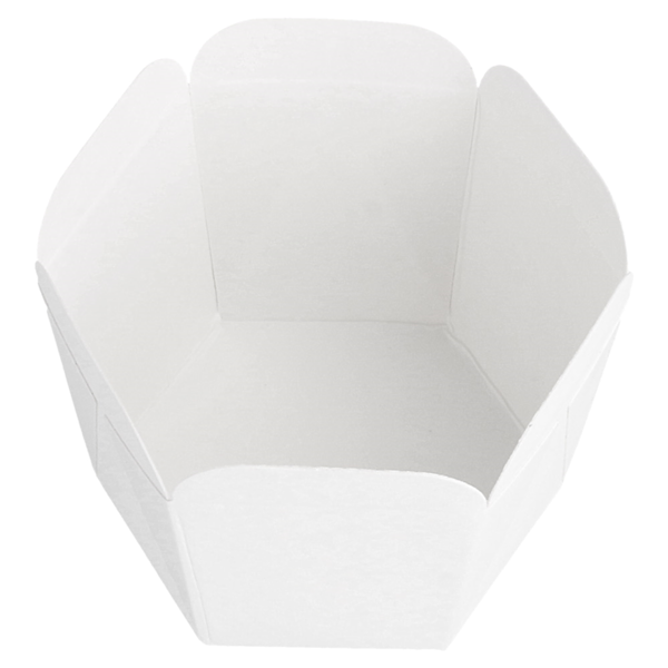 Garcia De Pou ENVASES PARA MINI NOODLES 10 CL 210 + 15 PE G/M2 5x5 CM BLANCO CARTONCILLO (100 UNID.)