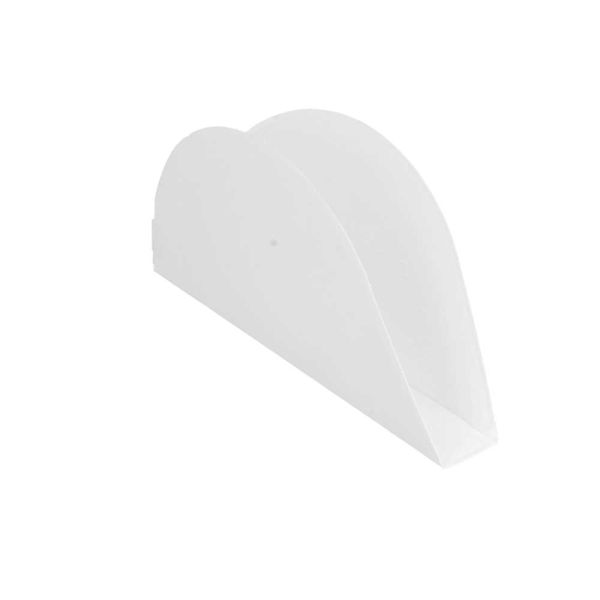 Garcia de pou ENVASES PARA TACOS 'THEPACK' 220 G/M2 15x2x7 CM BLANCO CARTÓN ONDULADO NANO-MICRO (1200 UNID.)