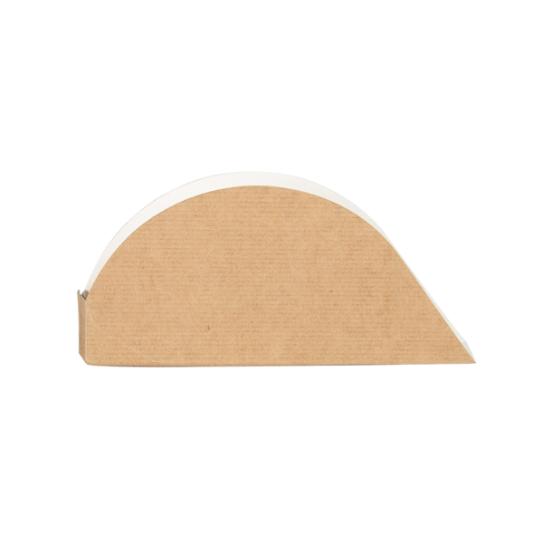 Garcia De Pou ENVASES PARA TACOS 'THEPACK' 220 G/M2 15x2x7 CM NATURAL CARTÓN ONDULADO NANO-MICRO (1200 UNID.)