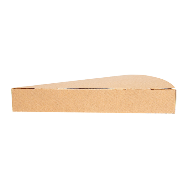 Garcia De Pou ENVASES PIZZA TRIANGULARES 'THEPACK' 220 G/M2 18x23x3 CM NATURAL CARTÓN ONDULADO NANO-MICRO (500 UNID.)
