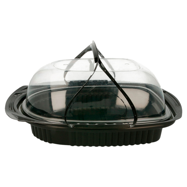 Garcia De Pou ENVASES POLLOS ASADOS 22x16 5x11 2 CM NEGRO PP (150 UNID.)