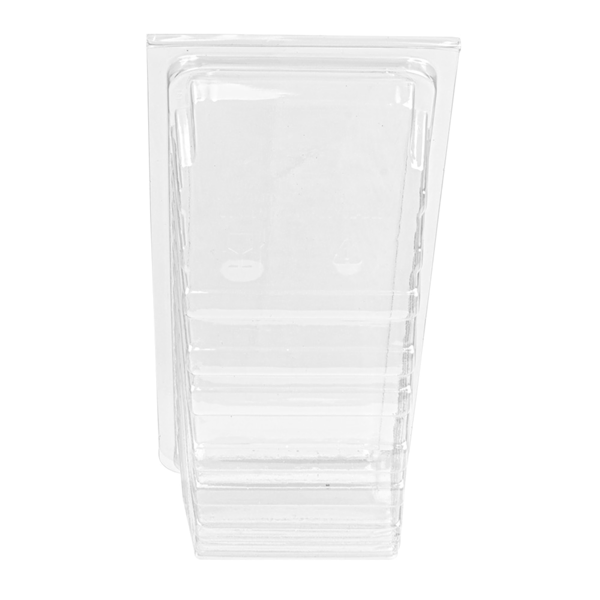 Garcia De Pou ENVASES SÁNDWICHES TRIANGULARES DOBLE 11x11x6 5 CM TRANSPARENTE RPET (600 UNID.)