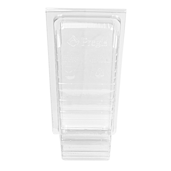 Garcia De Pou ENVASES SÁNDWICHES TRIANGULARES ESTÁNDAR 11x11x5 5 CM TRANSPARENTE RPET (600 UNID.)