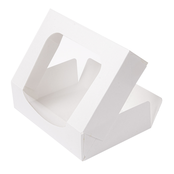 Garcia De Pou ENVASES SUSHI+VENTANA 'THEPACK' 230 G/M2 + OPP 17 5x12x4 5 CM BLANCO CARTÓN ONDULADO NANO-MICRO (400 UNID.)