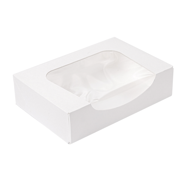 Garcia de pou ENVASES SUSHI+VENTANA 'THEPACK' 230 G/M2 + OPP 17 5x12x4 5 CM BLANCO CARTÓN ONDULADO NANO-MICRO (400 UNID.)