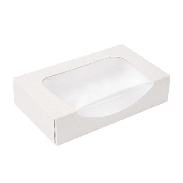 Garcia de pou ENVASES SUSHI+VENTANA 'THEPACK' 230 G/M2 + OPP 19 7x12x4 5 CM BLANCO CARTÓN ONDULADO NANO-MICRO (400 UNID.)