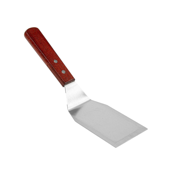 Garcia de pou ESPÁTULA PARA PIZZA Y BURGER 16x7 3 CM PLATEADO INOX (1 UNID.)