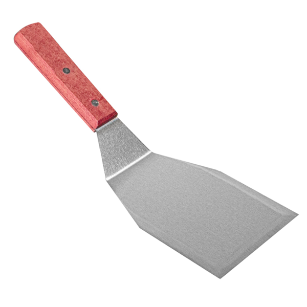 Garcia de pou ESPÁTULA PARA PIZZA Y BURGER 20x12 5 CM PLATEADO INOX (1 UNID.)
