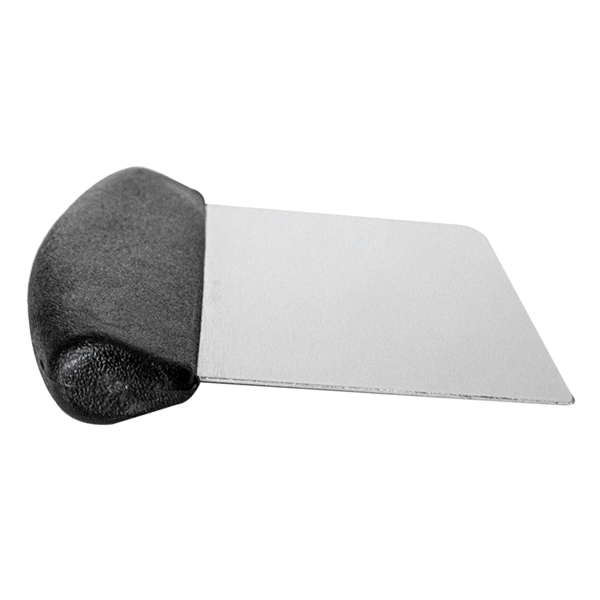 Garcia De Pou ESPÁTULA/RASPADOR MASA DE PIZZA 11x15 2 CM PLATEADO INOX (1 UNID.)