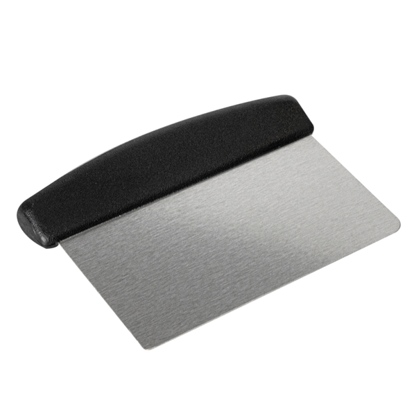 Garcia de pou ESPÁTULA/RASPADOR MASA DE PIZZA 11x15 2 CM PLATEADO INOX (1 UNID.)