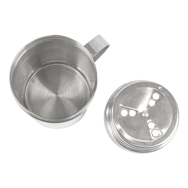 Garcia De Pou ESPOLVOREADOR CON ASA PARA ESPECIAS 295 ML Ø 7x11 CM PLATEADO INOX (1 UNID.)