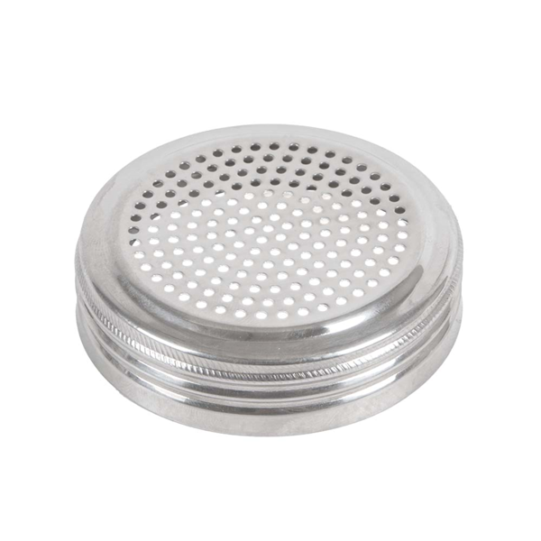 Garcia De Pou ESPOLVOREADOR CON ASA PARA SAL 450 ML Ø 7x13 2 CM PLATEADO INOX (1 UNID.)