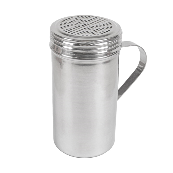 Garcia de pou ESPOLVOREADOR CON ASA PARA SAL 450 ML Ø 7x13 2 CM PLATEADO INOX (1 UNID.)