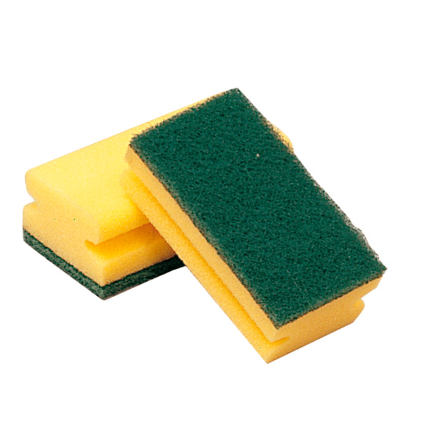 Garcia de pou ESPONJAS SALVAUÑAS FIBRA ABRASIVO SUPER 96 15x8x4 5 CM VERDE FIBRA (12 UNID.)