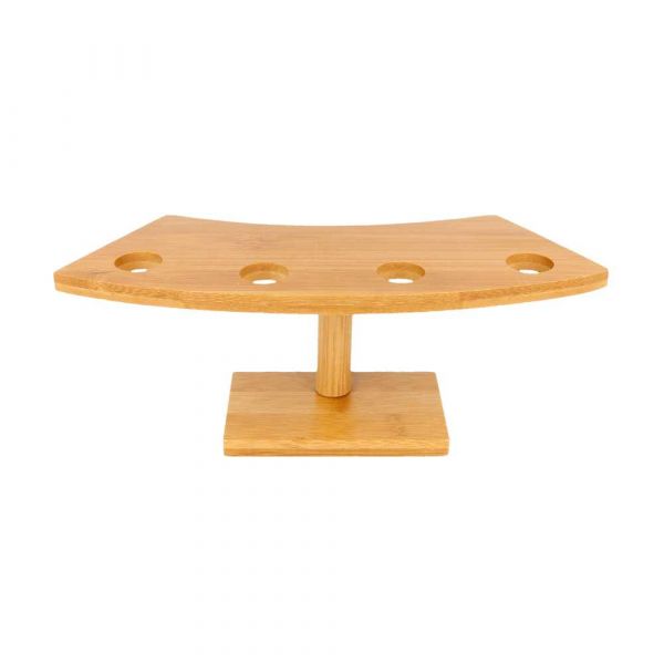 Garcia de pou EXPOSITOR 4 CONOS 26x10 5x9 CM NATURAL BAMBÚ (1 UNID.)