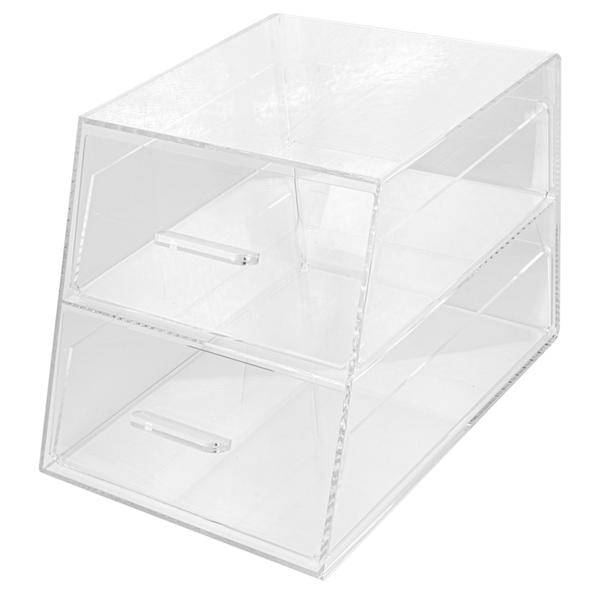 Garcia De Pou EXPOSITOR PASTELERÍA 2 PISOS 26x35 5x25 CM TRANSPARENTE ACRÍLICO (1 UNID.)