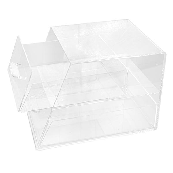 Garcia De Pou EXPOSITOR PASTELERÍA 2 PISOS 26x35 5x25 CM TRANSPARENTE ACRÍLICO (1 UNID.)