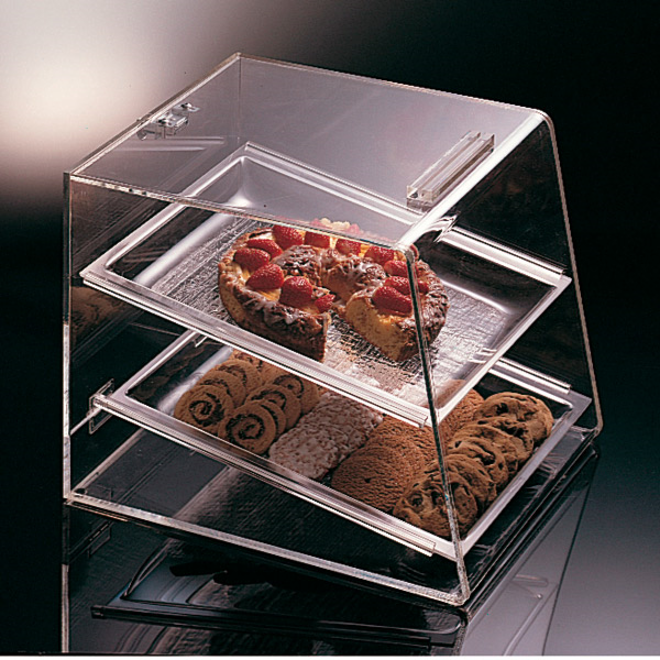 Garcia de pou EXPOSITOR PASTELERÍA 2 PISOS 35x42 5x44 5 CM TRANSPARENTE ACRÍLICO (1 UNID.)