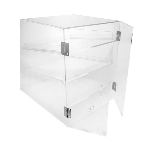 Garcia De Pou EXPOSITOR PASTELERÍA 3 PISOS 35x45x44 CM TRANSPARENTE ACRÍLICO (1 UNID.)