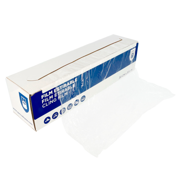 Garcia De Pou FILM ESTIRABLE CAJA DISPENSADORA 0 30x300 M TRANSPARENTE PVC (6 UNID.)