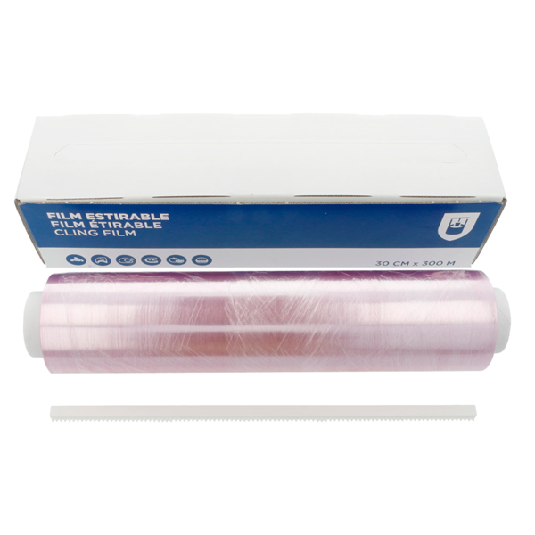 Garcia De Pou FILM ESTIRABLE CAJA DISPENSADORA 0 30x300 M TRANSPARENTE PVC (6 UNID.)