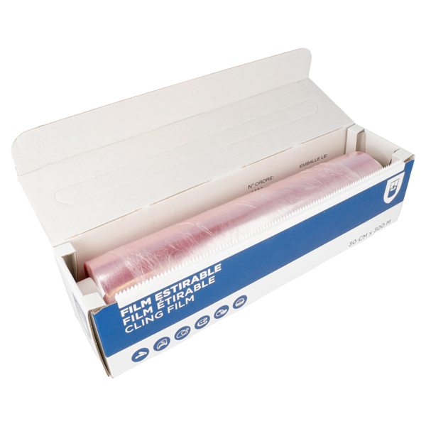 Garcia De Pou FILM ESTIRABLE CAJA DISPENSADORA 0 30x300 M TRANSPARENTE PVC (6 UNID.)