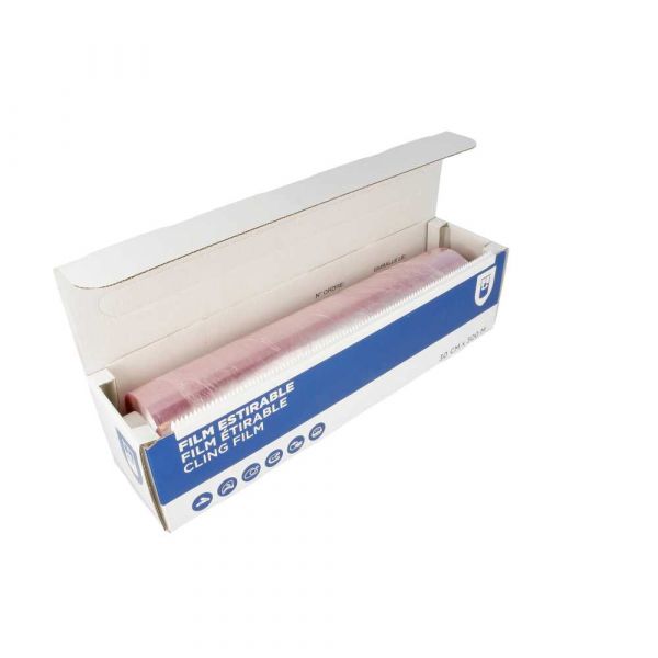 Garcia de pou FILM ESTIRABLE CAJA DISPENSADORA 0 30x300 M TRANSPARENTE PVC (6 UNID.)