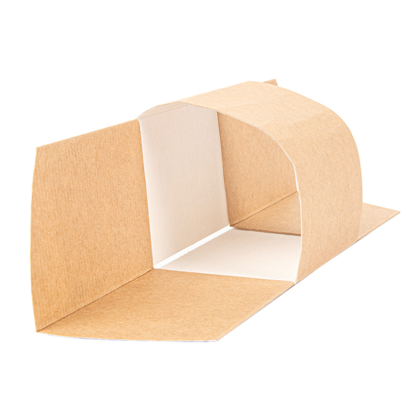 Garcia De Pou FUNDA ROLLER BOCADILLO 'THEPACK' 220 G/M2 10 5x23 CM MARRÓN CARTÓN ONDULADO NANO-MICRO (1000 UNID.)