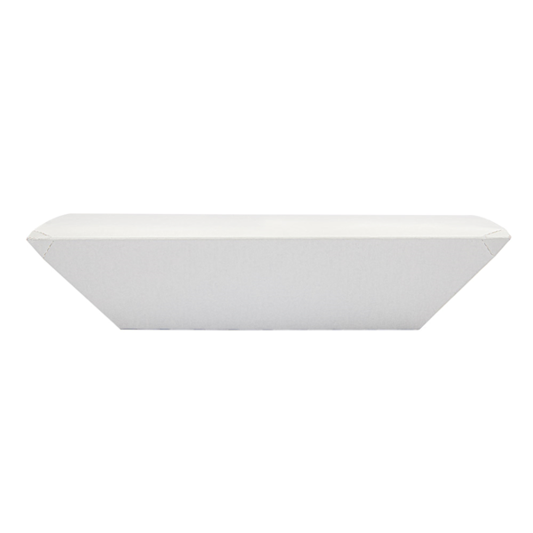 Garcia De Pou FUNDAS PARA BARQUILLAS 'THEPACK' 1440 G 250 G/M2 13 9x9x6 7 CM BLANCO CARTÓN ONDULADO NANO-MICRO (600 UNID.)