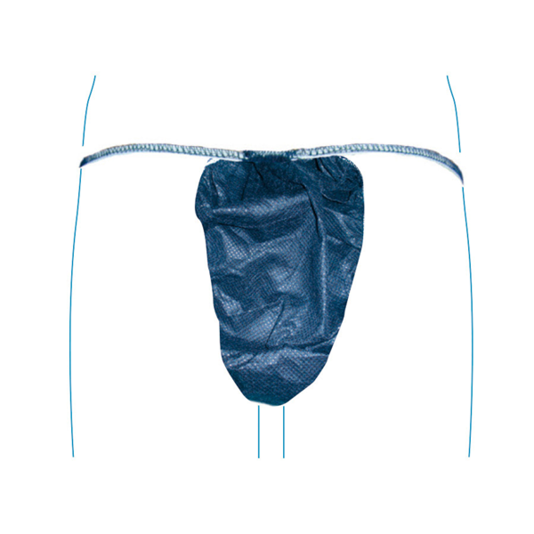 Garcia de pou TANGAS HOMBRE AZUL SPUNBOND (100 UNID.)