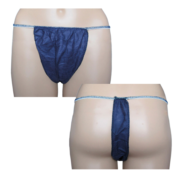 Garcia de pou TANGAS MUJER AZUL SPUNBOND (100 UNID.)